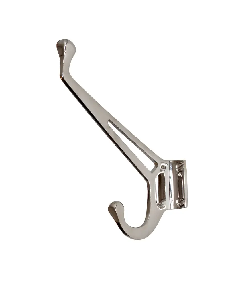 Classic Nickel Coat Hook 1