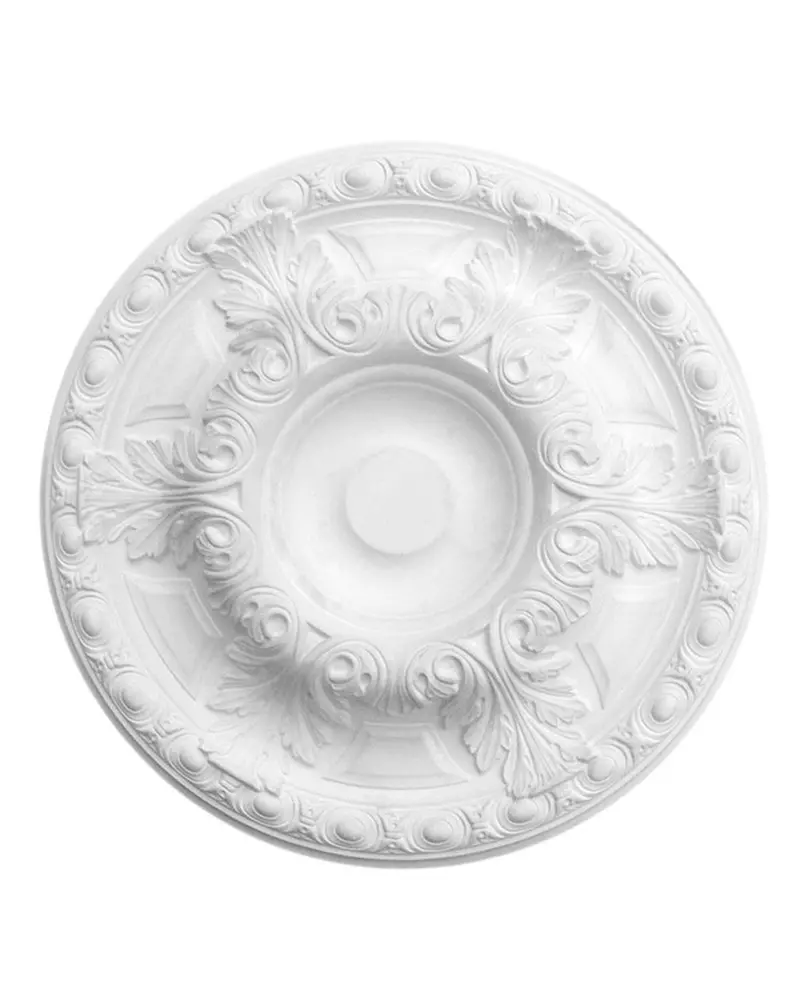Classic Plaster Ceiling Medallion #48 – 60 Cm Round Gypsum Rosette 1