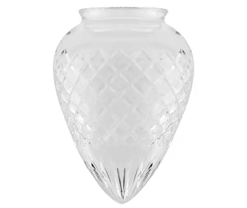 Clear Frosted Droplet Pendant Shade (80 Mm Diameter) 1