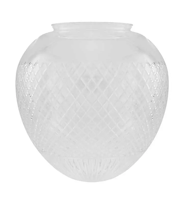 Clear Frosted Glass Droplet Shade – 20 Cm Diameter 1