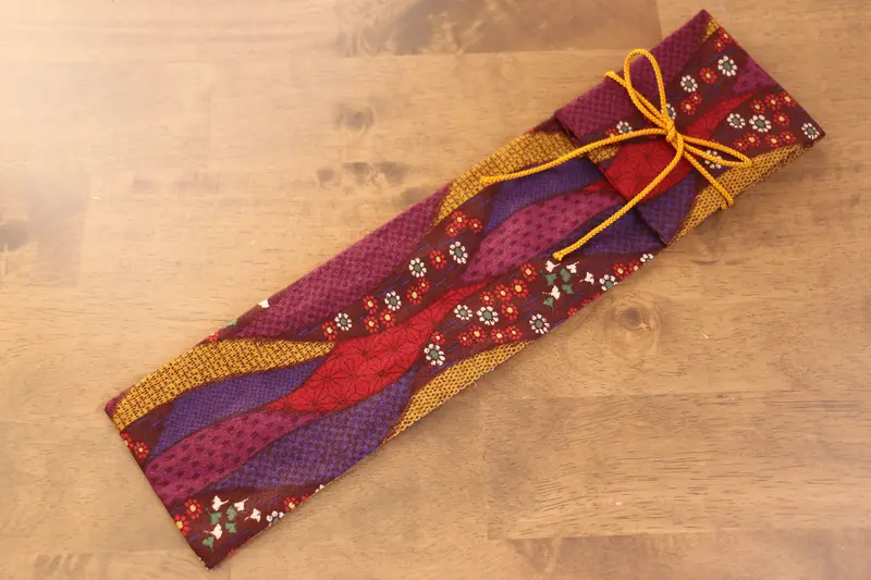 Compact Japanese-Style Single-Pocket Knife Roll – Cotton Canvas 1