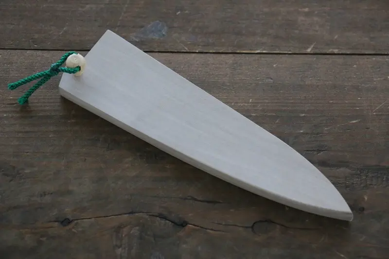Compact Magnolia Santoku Saya – 135Mm With Plywood Pin 1