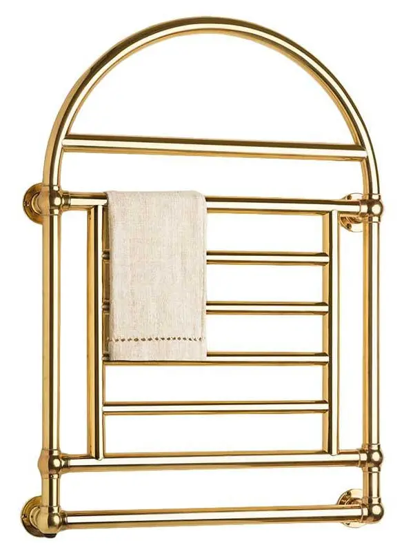 Crosby Electric Heated Towel Rail In Brass 1