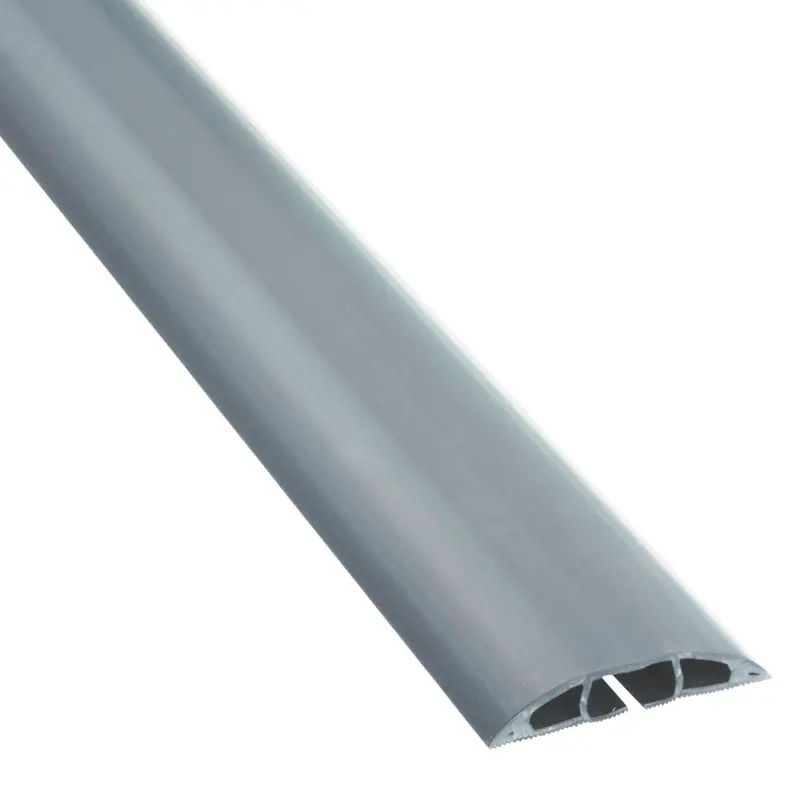 D-Line Light-Duty Floor Cable Cover – 1.8 M, Grey Finish 1