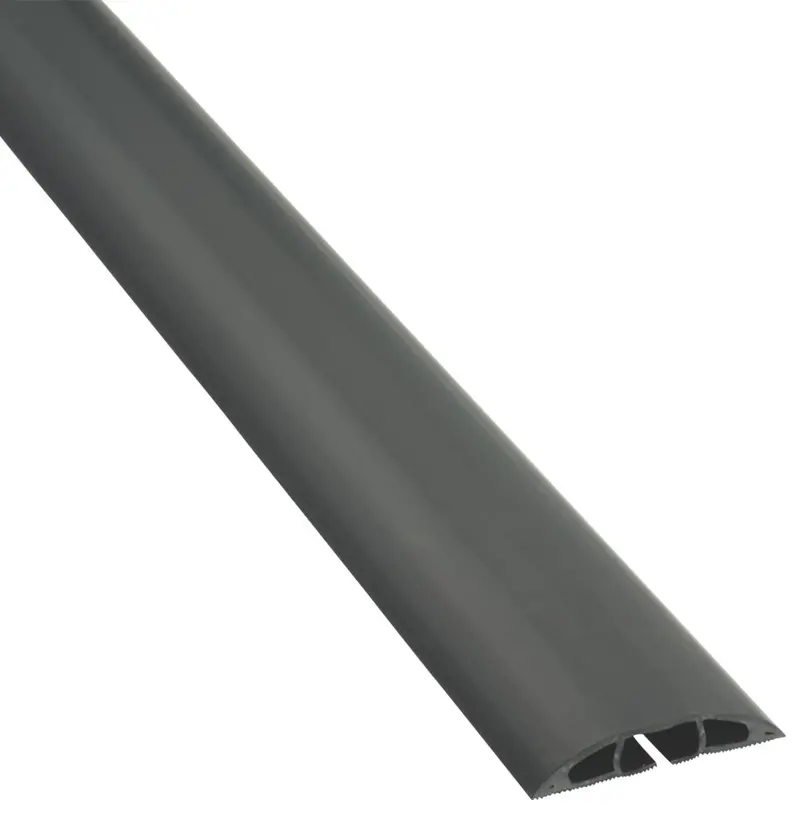 D-Line Light-Duty Floor Cable Protector – 1.8 M, Black 1