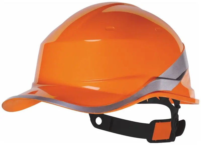 Delta Plus Diamond V Push-Button Safety Helmet – Orange 1