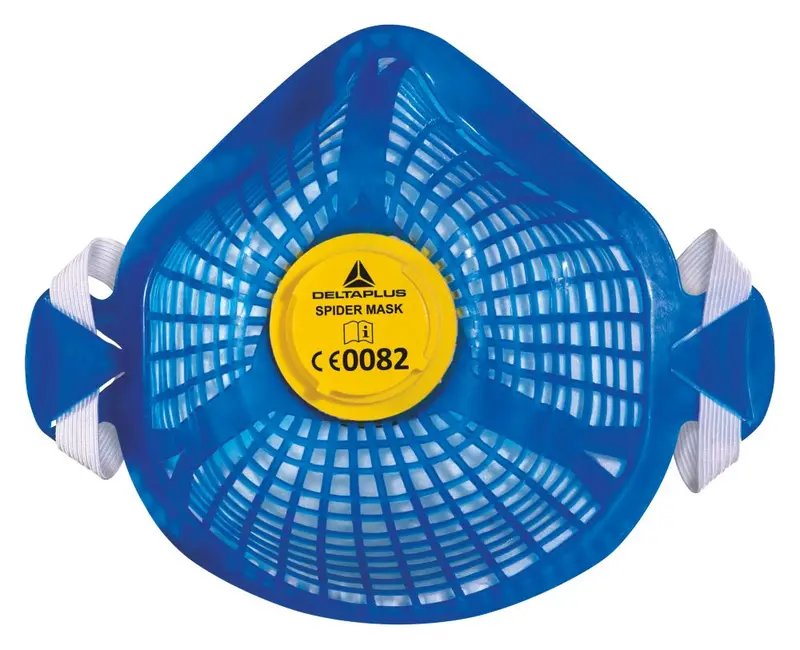 Delta Plus Spidermask Reusable Dust Respirator – P2 Rated, Includes 5 Filters 1