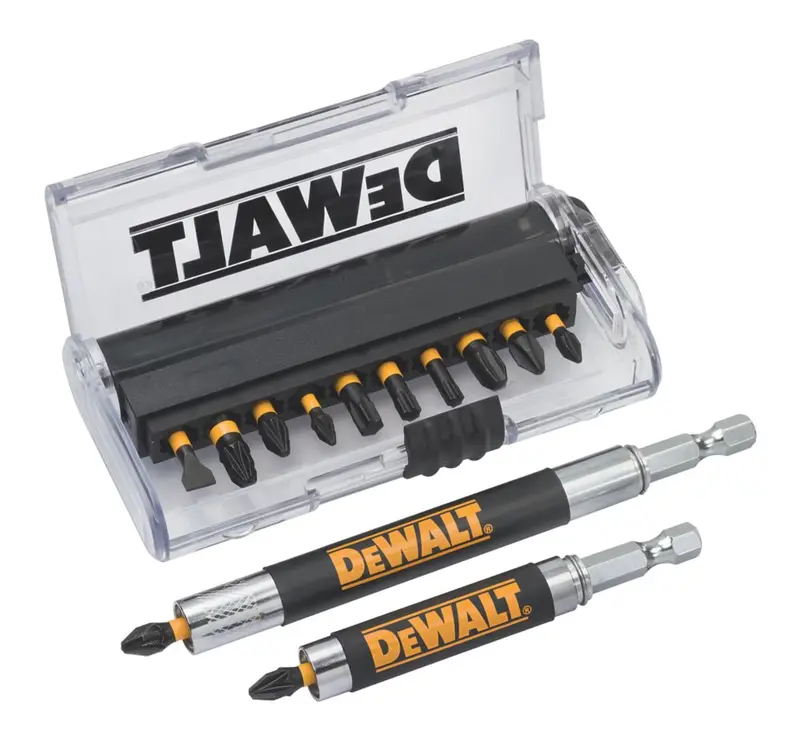 Dewalt 6.35Mm Hex Shank 14-Piece Impact Torsion Screwdriver Bit Set 1