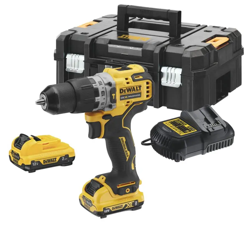 Dewalt Dcd706D2-Qw 12V Xr Brushless Combi Drill Kit – Dual 2.0Ah Batteries 1
