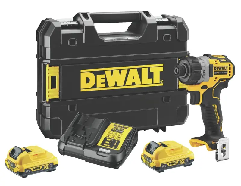 Dewalt Dcf601D2-Qw 12V Xr Brushless Compact Screwdriver – Dual 2.0Ah Battery Set 1