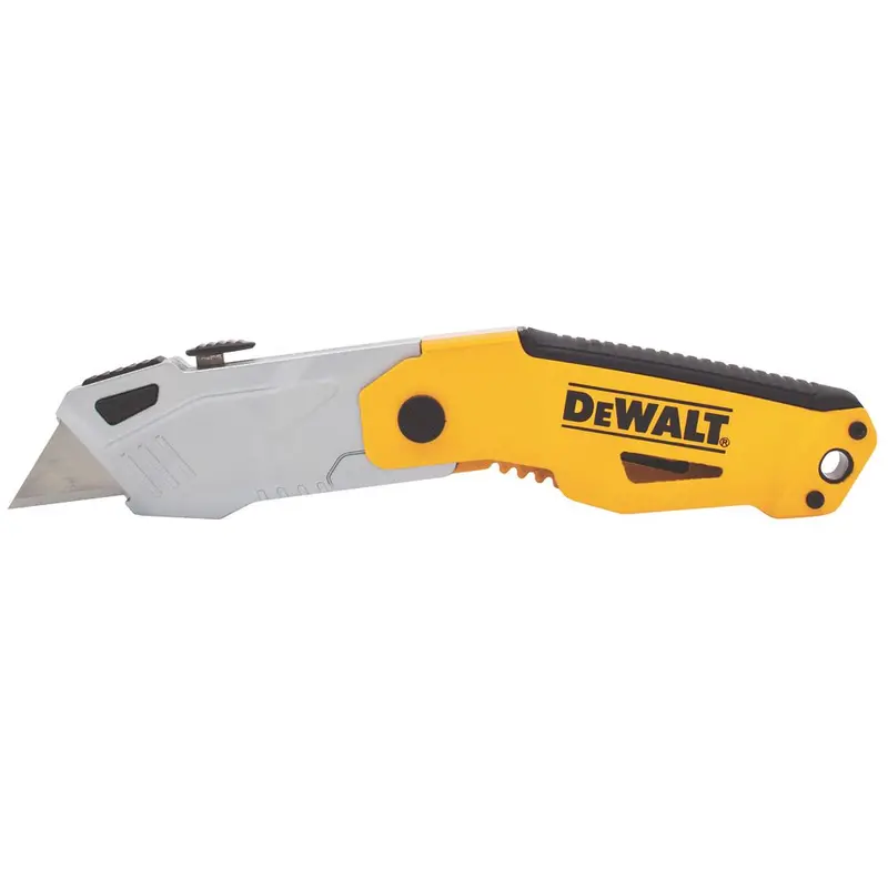 Dewalt Retractable Auto-Loading Folding Utility Knife – Quick-Change Blade Design 1