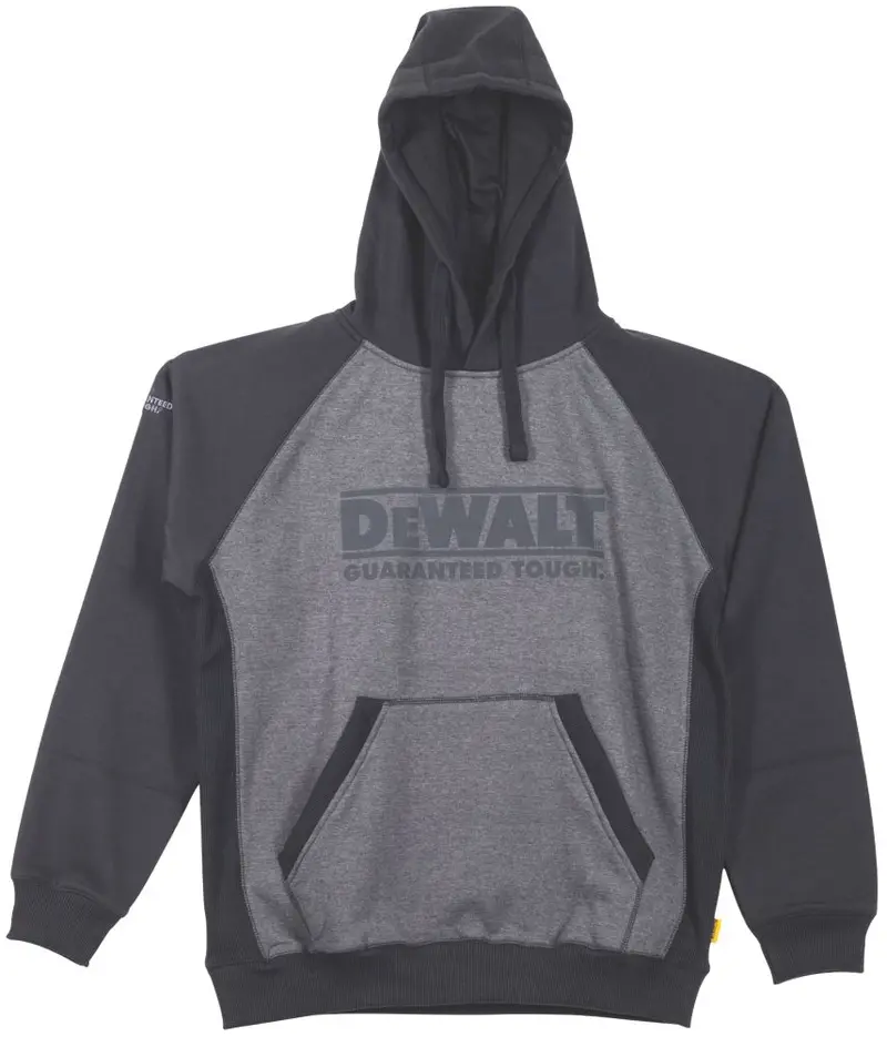 Dewalt Stratford Warm Hooded Sweatshirt – Black & Grey, Medium 1
