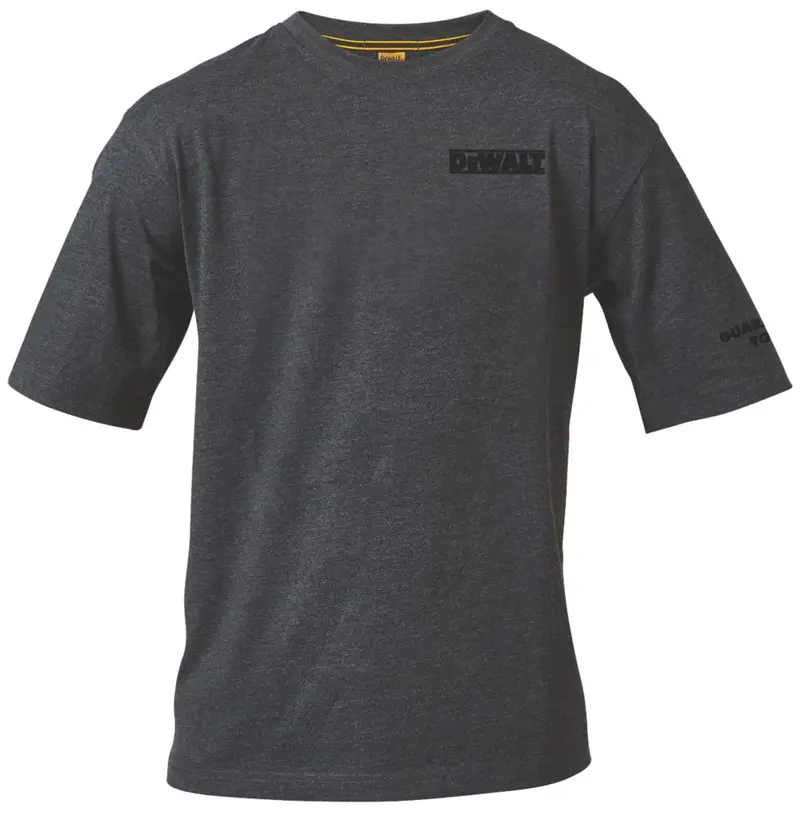 Dewalt Typhoon Short-Sleeve Work T-Shirt – Black & Grey, X-Large 1