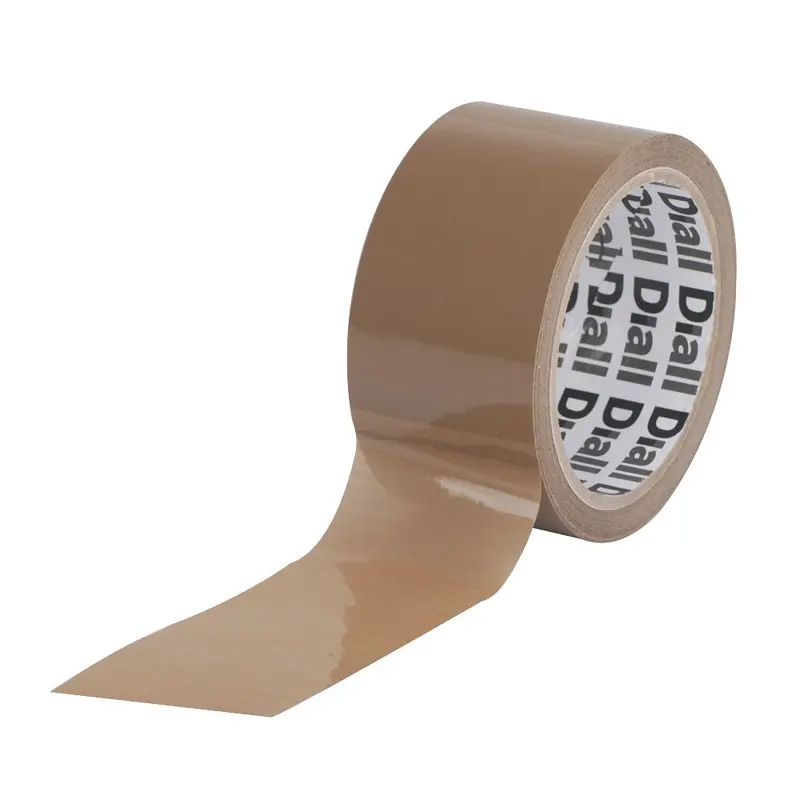 Diall Brown Packaging Tape – 50M × 50Mm Strong Adhesive Roll 1