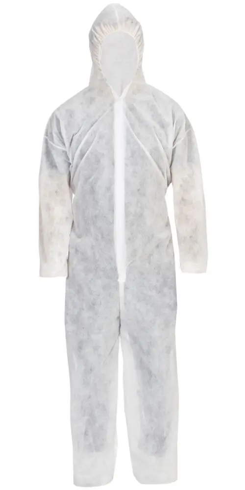Disposable White Coverall – Non-Woven, Breathable, Xxl Fit 1