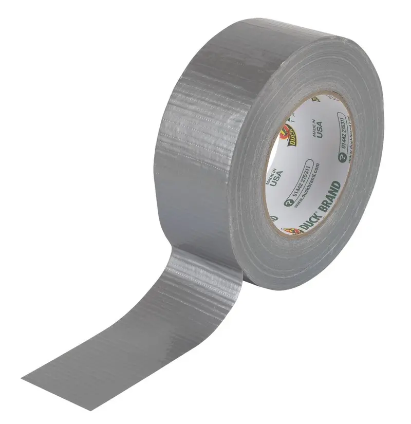 Duck Original Silver 50-Mesh Cloth Tape – 50M × 50Mm Industrial Strength 1