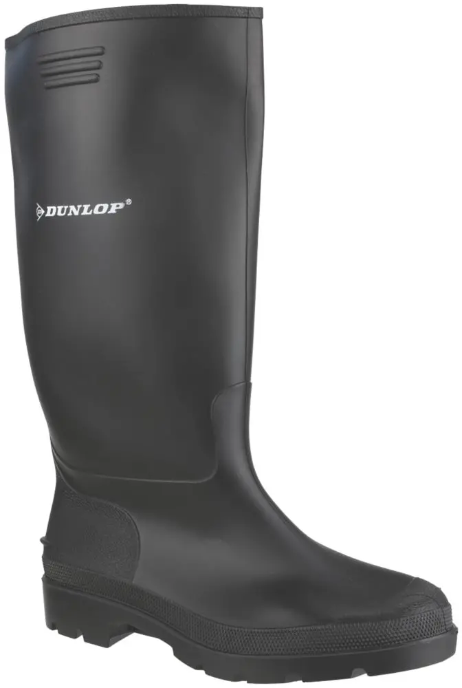 Dunlop Pricemaster 380Pp Black Metal-Free Non-Safety Wellington Boots – Size 39 1
