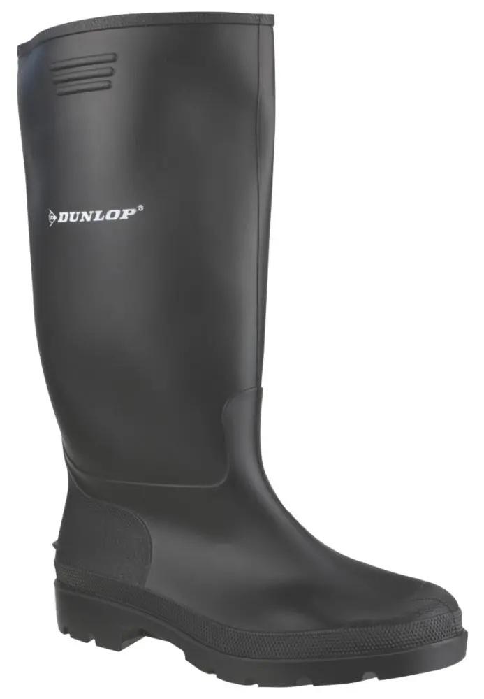 Dunlop Pricemaster 380Pp Black Metal-Free Non-Safety Wellington Boots – Size 42 1