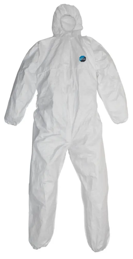 Dupont Tyvek Classic White Hooded Coverall – X-Large 1