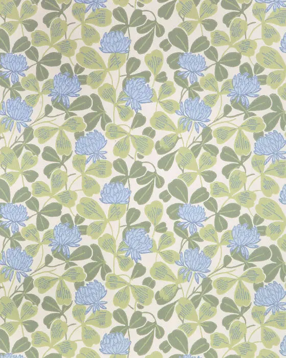 Duro Clover Pattern Wallpaper In Navy Blue 1