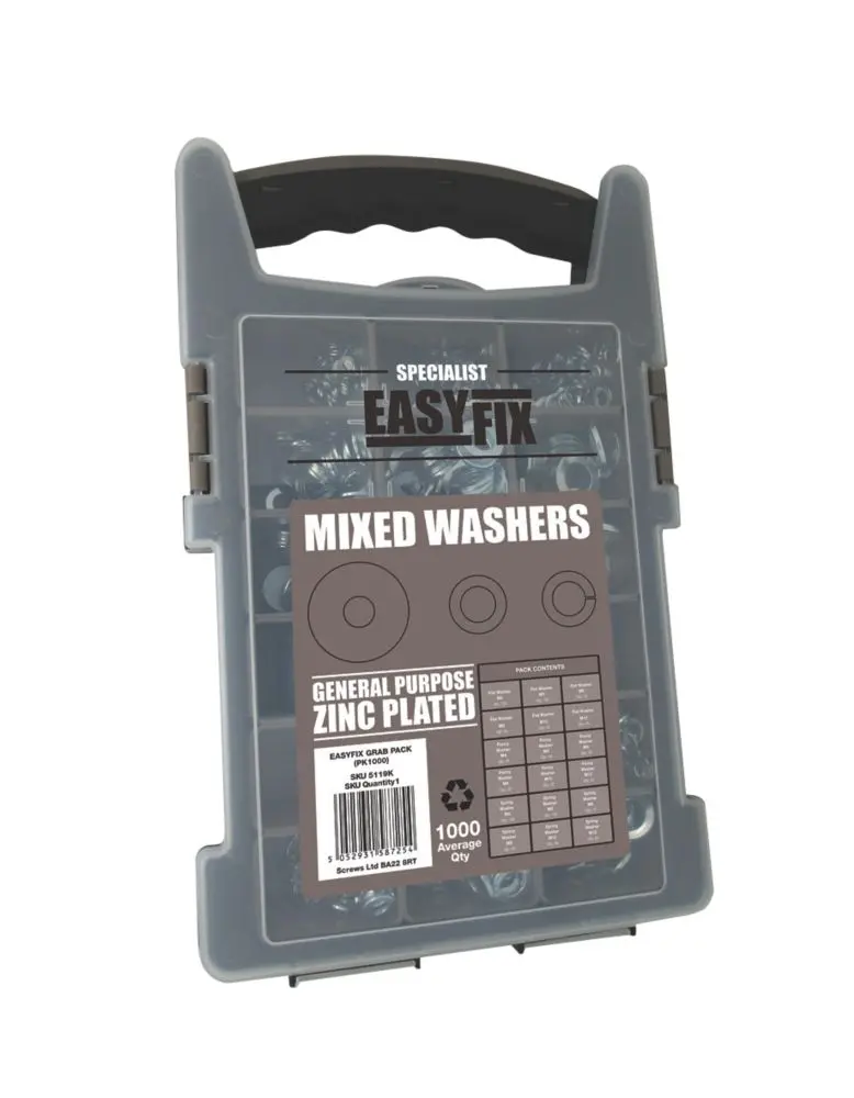 Easyfix 1000-Piece Mixed Washer Assortment Set 1