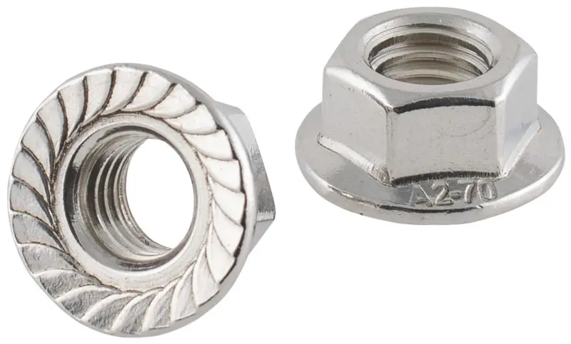 Easyfix A2 Stainless Steel Flange Head Nut – M10, 100-Piece Pack 1
