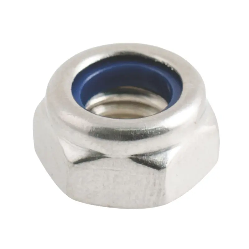 Easyfix A2 Stainless Steel M8 Nylon Lock Nuts (100-Pack) 1