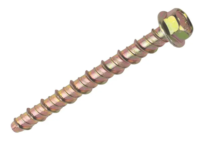 Easyfix M10 X 100Mm Yellow Zinc-Plated Concrete Anchor Bolts – 10-Pack 1