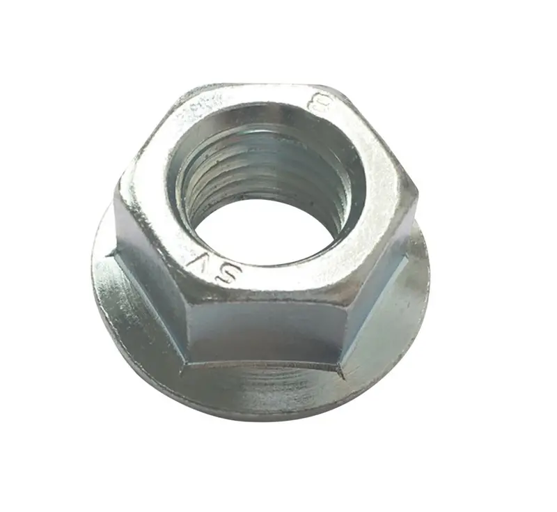 Easyfix M8 Bzp Carbon Steel Flange Nuts – 100-Pack 1