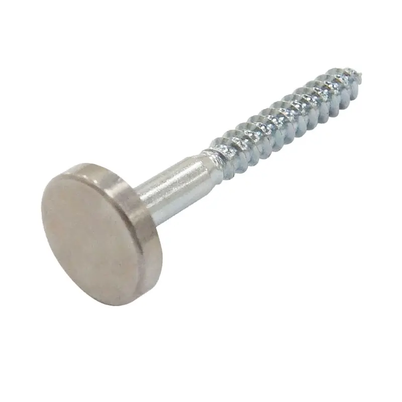 Easyfix Polished Chrome Mirror Mounting Screws – #8 × 1¼", 10-Pack 1