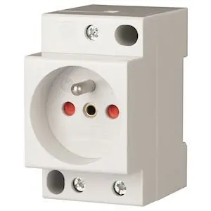 Eaton 10A–16A Modular Socket, 250V Ac 1