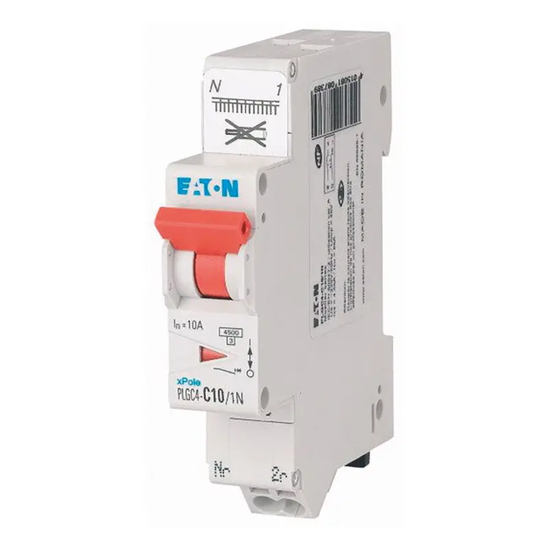 Eaton 10A Type C 2-Pole Auto-Reset Circuit Breaker 1