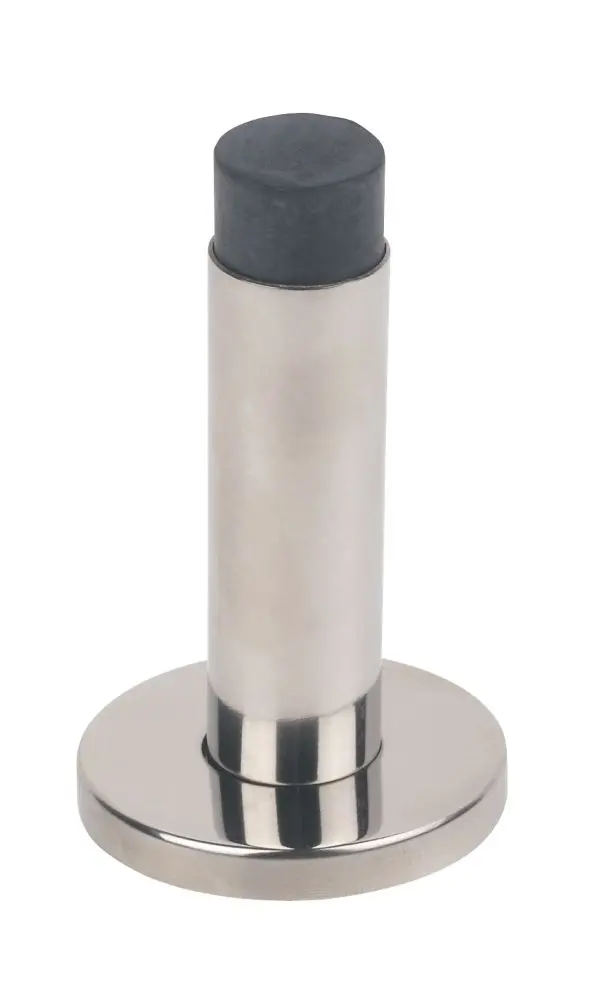 Eclipse Polished Stainless Steel Cylinder Projection Door Stop – 20Mm × 85Mm 1