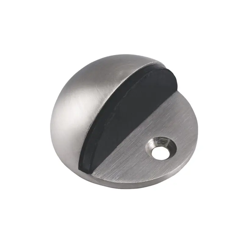 Eclipse Satin Stainless Steel Oval Door Stop – 45Mm × 25Mm 1