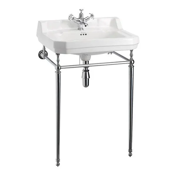 Edwardian Washstand – 56 Cm Burlington, Chrome Fittings 1