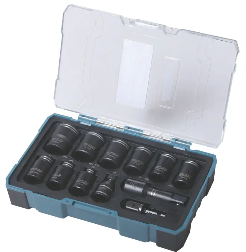 Erbauer 12-Piece Hex Nut And Socket Driver Bit Set 1