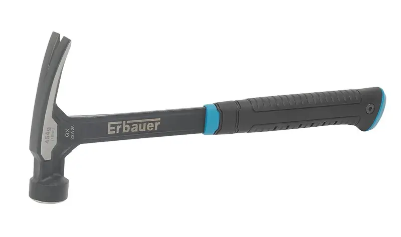 Erbauer 16Oz Claw Hammer With Textured Fiberglass Handle 1