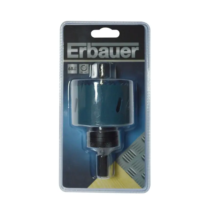 Erbauer 68Mm Bi-Metal Hole Saw Kit With Matching Pilot Bit 1