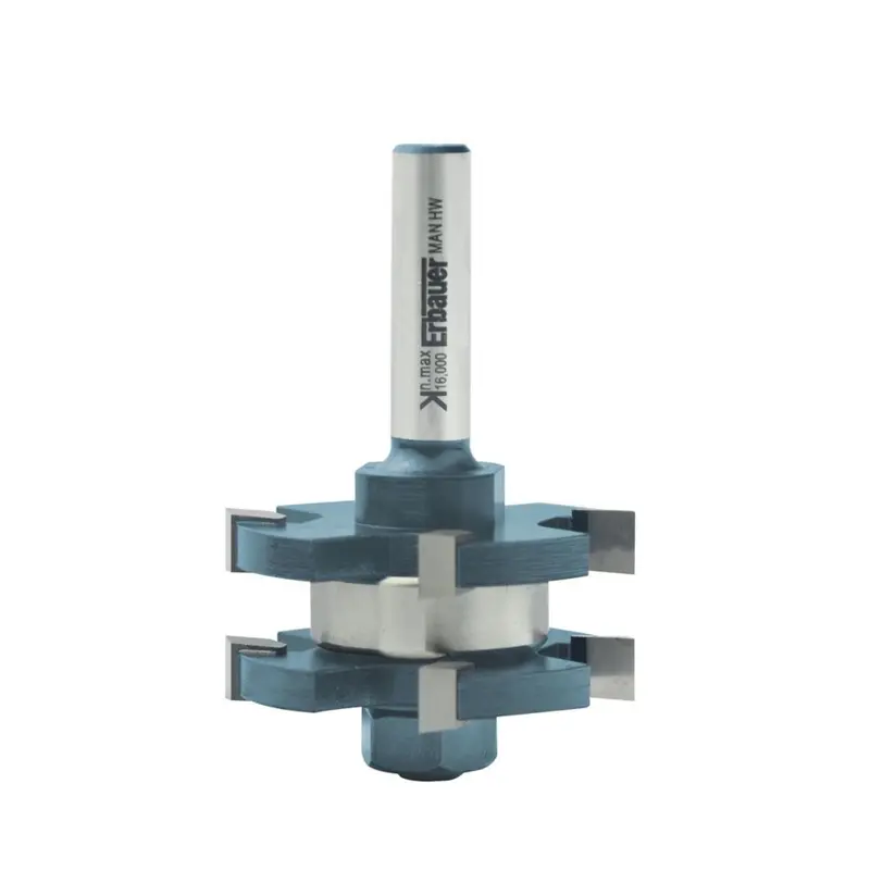 Erbauer 8Mm Shank 4-Flute Tongue-And-Groove Router Bit – 41Mm Overall, 19.05Mm Diameter 1
