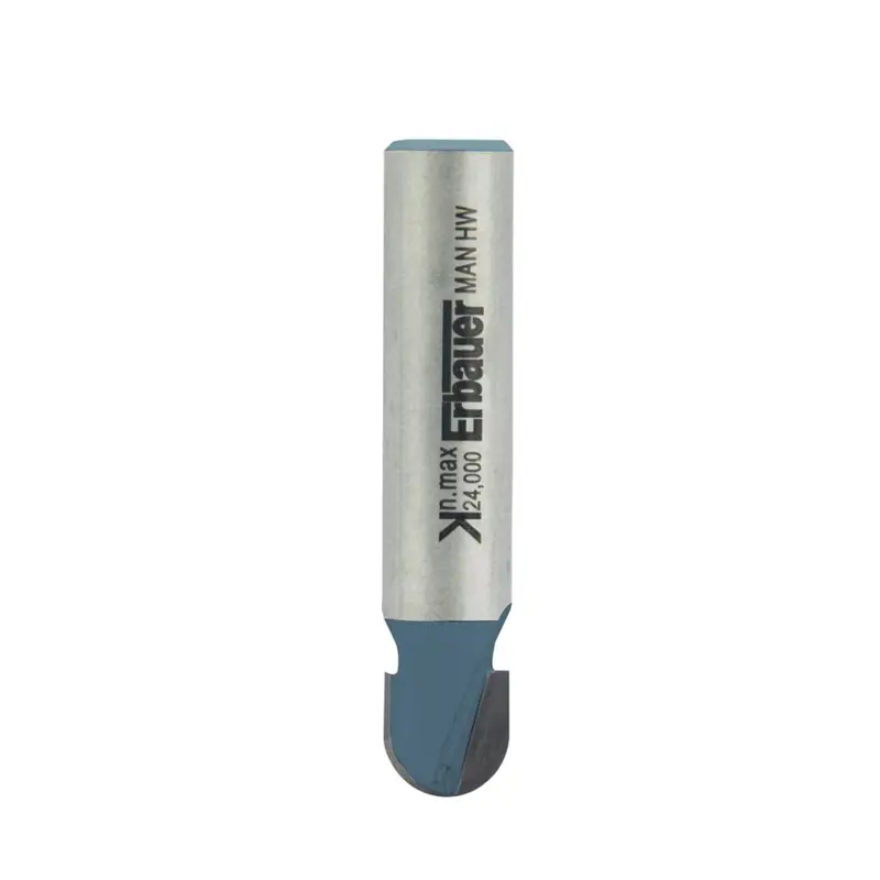 Erbauer 8Mm Shank Double-Flute Cove Router Bit – 7.94Mm Diameter, 8Mm Radius 1