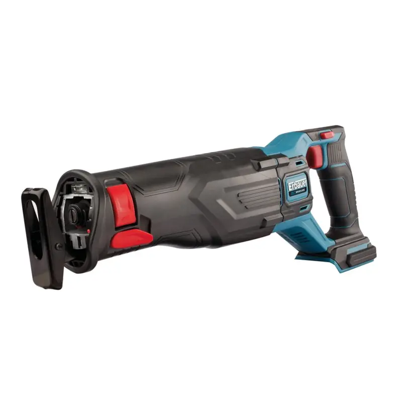 Erbauer Ers18-Li Brushless Cordless Reciprocating Saw – 18V Li-Ion Ext (Bare Tool) 1