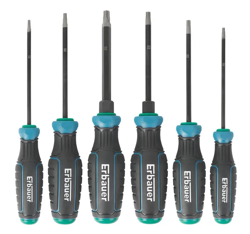 Erbauer Tx Bit Screwdriver Set – 6-Piece Precision Kit 1