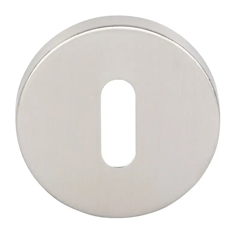 Eurospec Fire-Rated Standard Escutcheon Pair – 54Mm Satin Stainless Steel 1