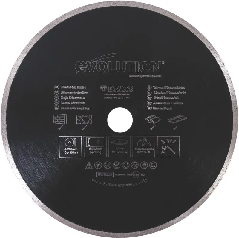 Evolution Rageblade255Diamond Masonry Diamond Blade – 255Mm Diameter, 25.4Mm Arbor 1