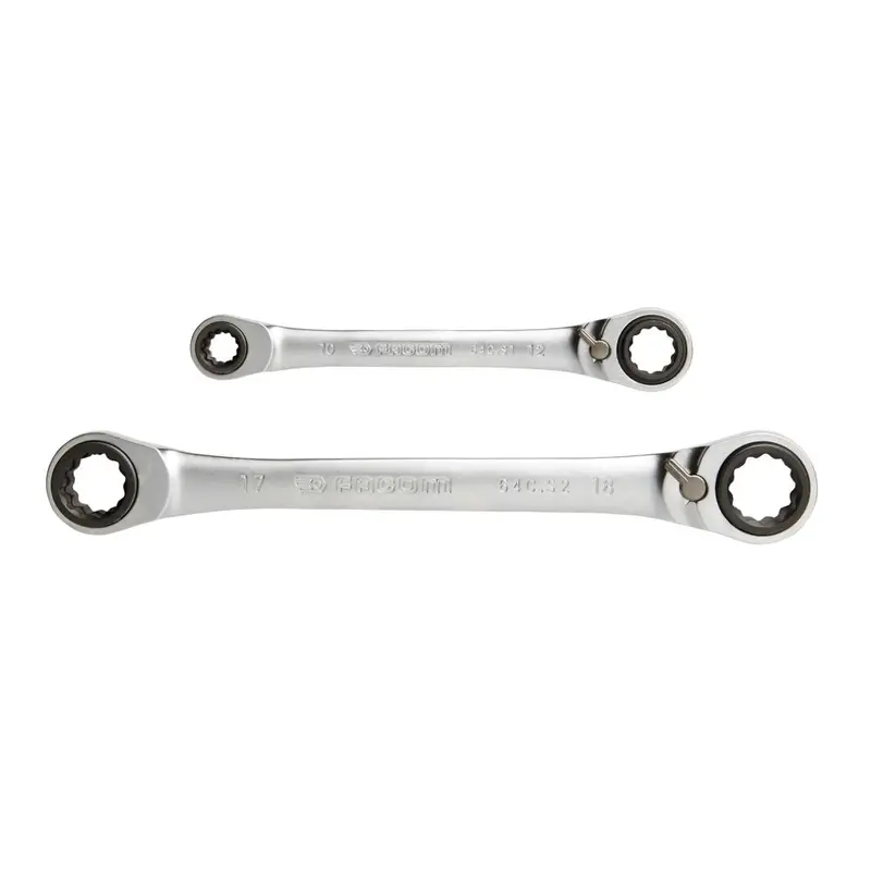 Facom 2-Piece Double-Action Ratchet Spanner Set 1