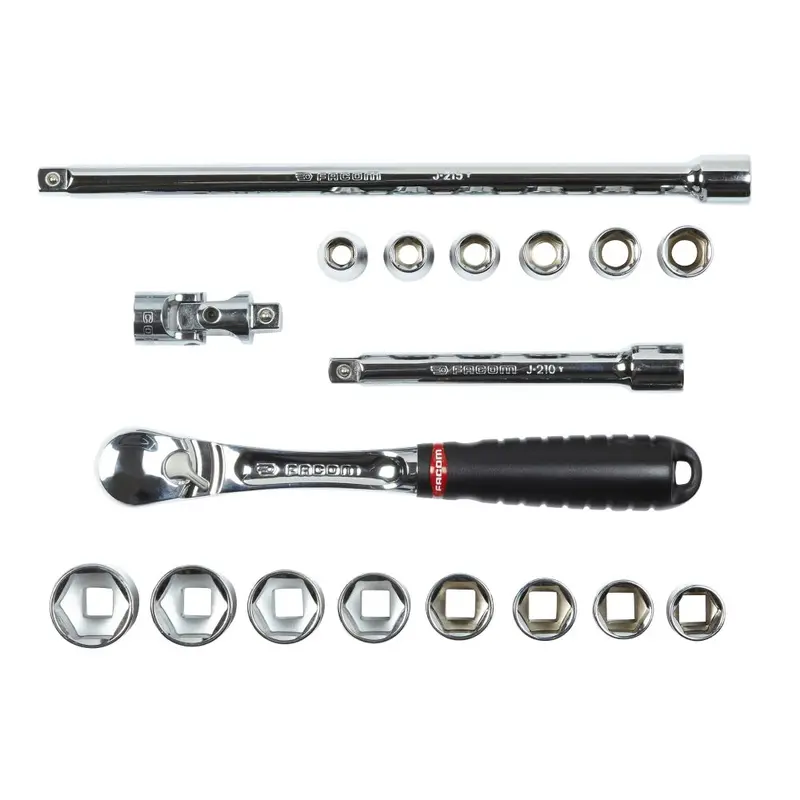 Facom 38" Standard Socket Set – 18-Piece 1