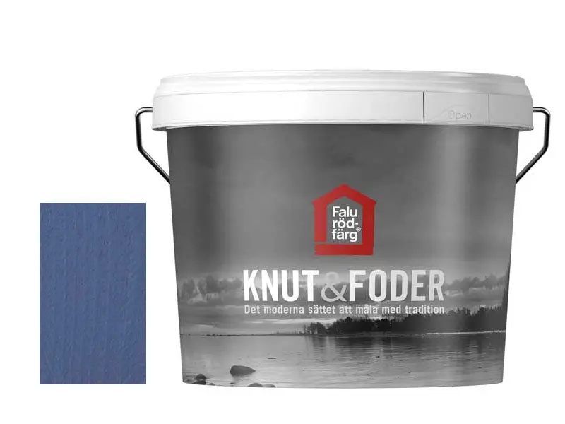 Falu Red Paint – Knot & Filler Blue, 3-Liter Can 1