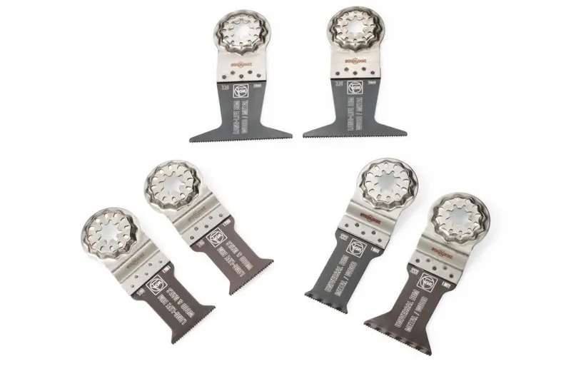 Fein E-Cut Starlock Plunge Blades – Multi-Material, 6-Pack 1