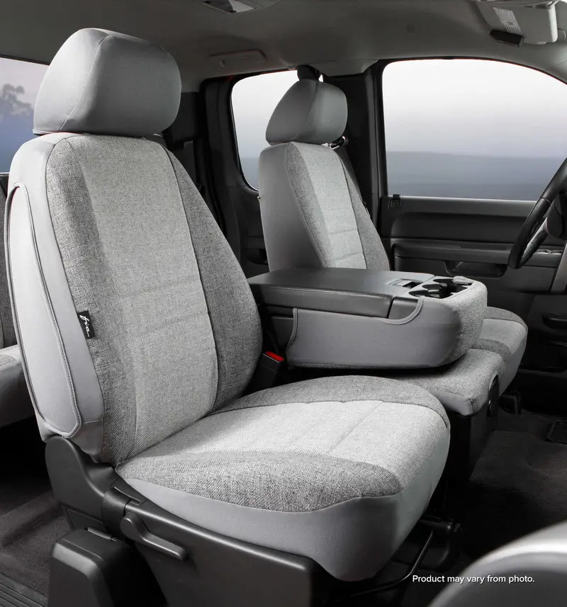 Fia Oe39-29 Gray Oe30 Series Tweed Front Seat Covers – Custom Fit 1