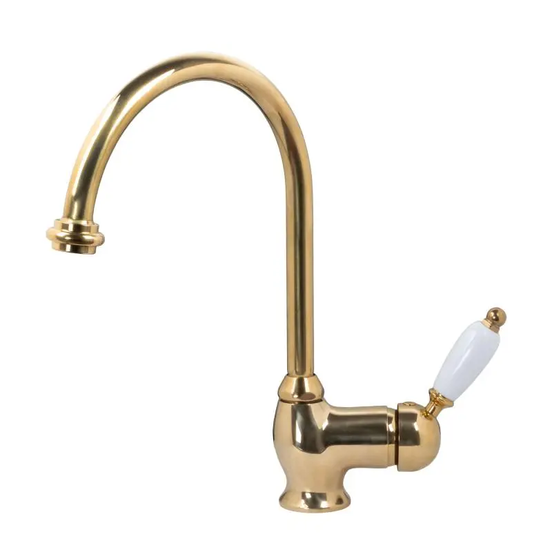 Finsbury Kitchen Faucet – Brushed Brass Finish 1